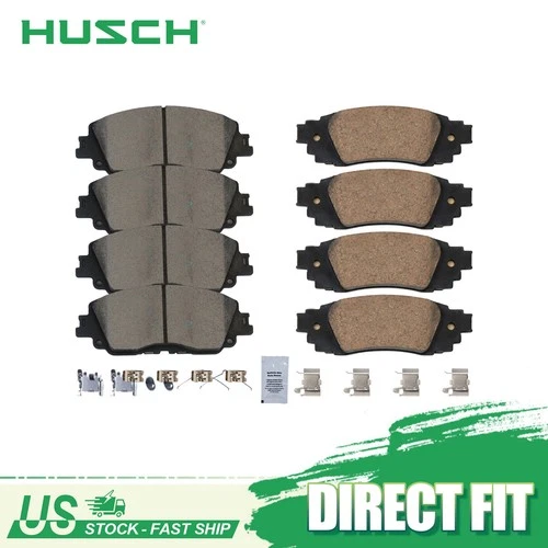 4pc Front Rear Ceramic Brake Pads for Toyota Rav4 Venza C-HR Lexus ES250 UX200